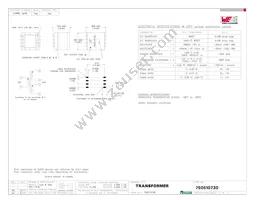 750510730 Datasheet Cover