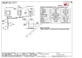 750811016 Datasheet Cover