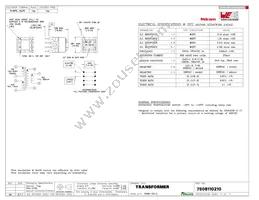 7508110210 Datasheet Cover