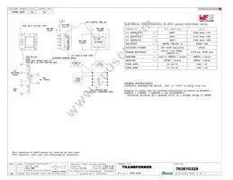 7508110329 Datasheet Cover