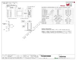 750811146 Datasheet Cover