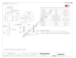 7508112510 Datasheet Cover