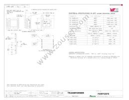 7508112515 Datasheet Cover