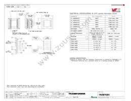 750811351 Datasheet Cover