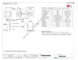 750811445 Datasheet Cover