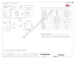 750811617 Datasheet Cover