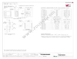 7508116314 Datasheet Cover