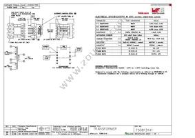 750813141 Datasheet Cover