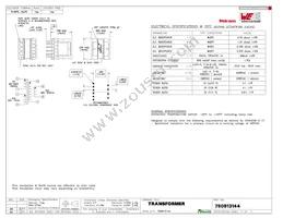 750813144 Datasheet Cover