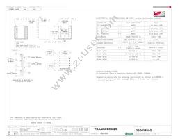 750813550 Datasheet Cover