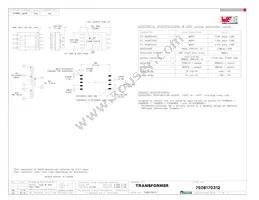 7508170312 Datasheet Cover