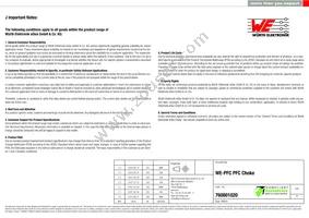 760801020 Datasheet Page 5