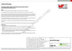 760801130 Datasheet Page 4