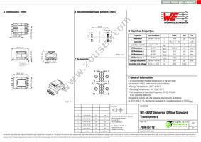 760875112 Datasheet Cover