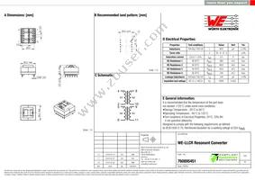 760895451 Datasheet Cover