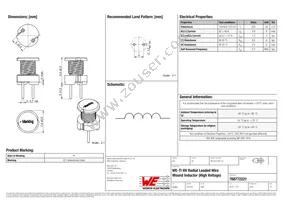 768772221 Datasheet Cover