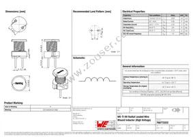 768772222 Datasheet Cover