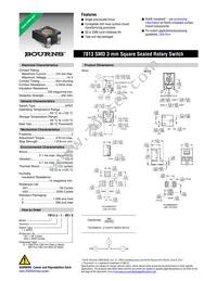 7813S-1-023E Datasheet Cover