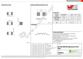 782422511 Datasheet Cover