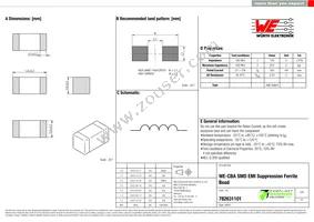 782631101 Datasheet Cover