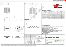 784383340033 Datasheet Cover