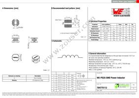 784775112 Datasheet Cover