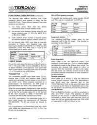 78P2241B-IGT/F Datasheet Page 3