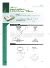 7CZ-32.768KCTF-T Datasheet Cover