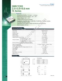 7L-38.40MDG-T Datasheet Cover