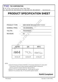 7WA2572007 Datasheet Page 2