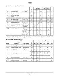 7WB383CMX1TCG Datasheet Page 4