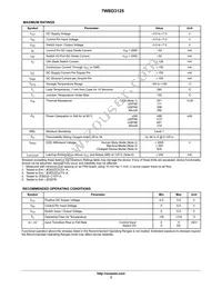 7WBD3125CMX1TCG Datasheet Page 3