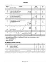 7WBD383CMX1TCG Datasheet Page 3