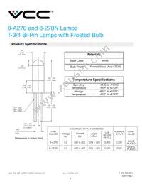 8-A278 Datasheet Cover