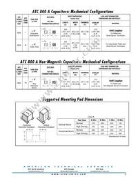 800A0R7BT250XT Datasheet Page 3