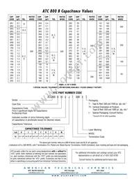 800B220FT500XT Datasheet Page 2