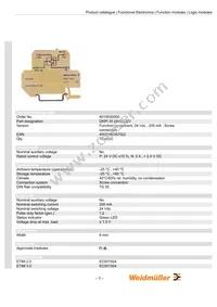 8019530000 Datasheet Cover