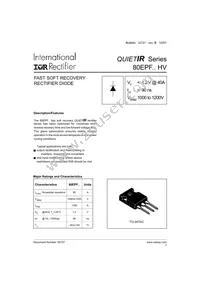 80EPF12 Datasheet Cover