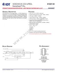 813321AG-04LFT Datasheet Cover