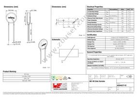 820442711E Datasheet Cover