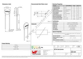 820512001 Datasheet Cover