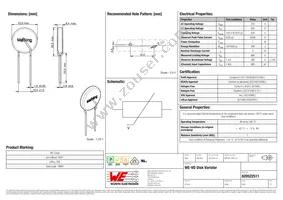 820522511 Datasheet Cover