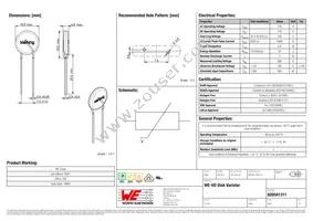 820541311 Datasheet Cover