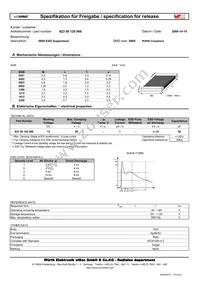 82350120560 Datasheet Cover