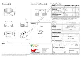 824500201 Datasheet Cover