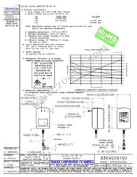 830AS09100 Datasheet Cover