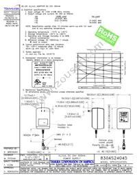 830AS24045 Datasheet Cover