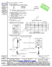 835AS15080 Datasheet Cover