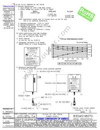 835AS18070 Datasheet Cover