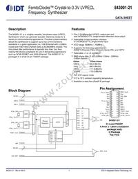 843001AG-21LFT-HT Datasheet Cover